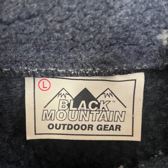 Black Mountain Vintage 90’s Alaska Pattern Fleece Men’s Jacket Size Large - Picture 5 of 8